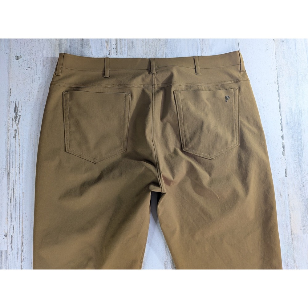 Public Rec Mens Dealmaker 5 Pocket Performance Chino Pants Brown Tan 40x33.5 - Picture 9 of 16